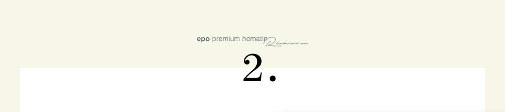 epo premium hematin Reason 2.若々しい見た目を左右するカラーをキープ